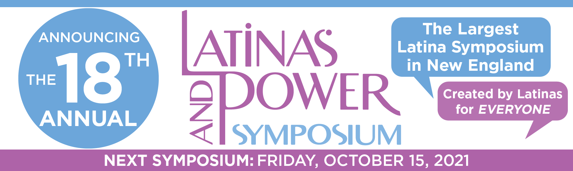 18th Latinas & Power Symposium – October  15, 2021