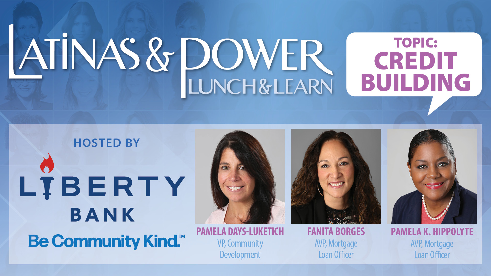 WATCH – Virtual LUNCH & LEARN: Credit Building with Liberty Bank | Sept 23, 2022