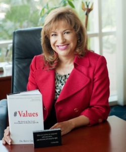 Dr. Betty Uribe, author of #Values
